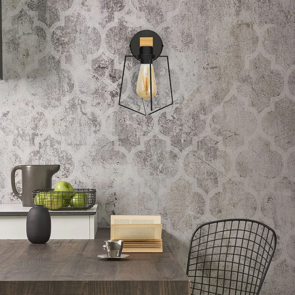 Applique Moderna tooLight App978-1W Black | Lampada Design Industriale - 3