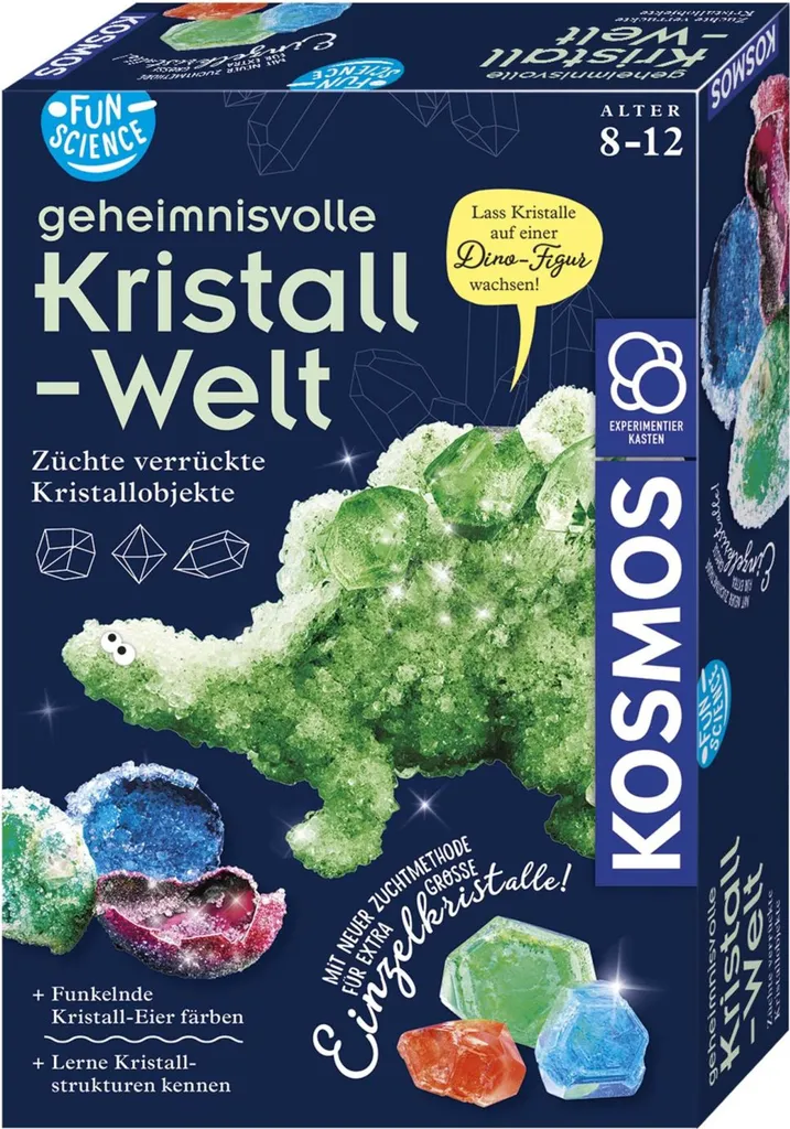 Réussir ses cristaux facilement avec KOSMOS - Coffret science guidé