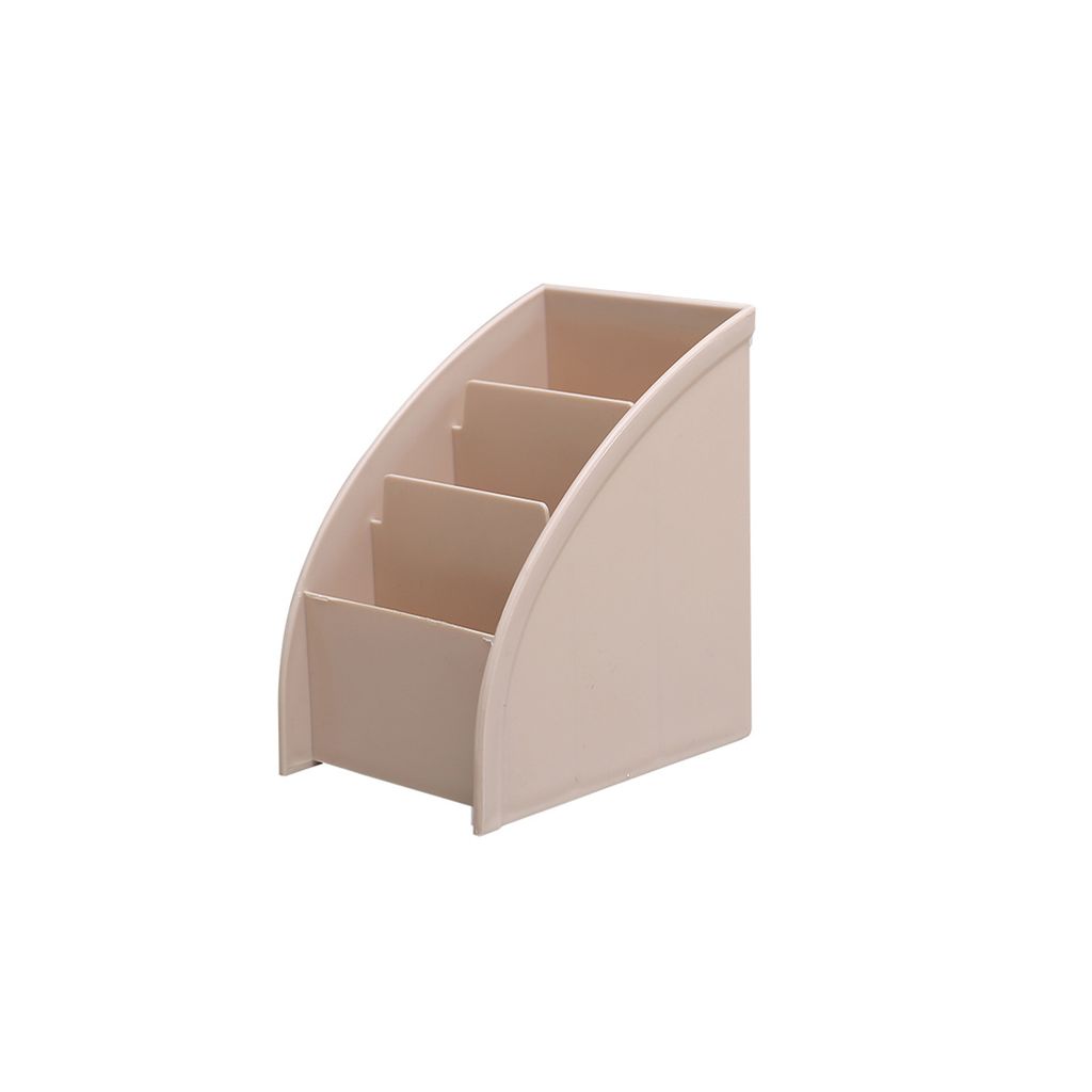 Home Desktop Fernbedienung Storage Box Schreibweise Stifthalter Kosmetischer Container-Khaki
