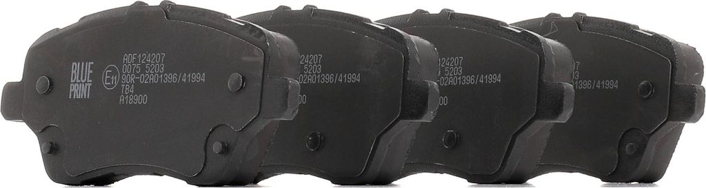 BLUE PRINT Bremsbeläge Satz Vorne für FORD Fiesta Mk6 Schrägheck (JA8, JR8) ADF124207