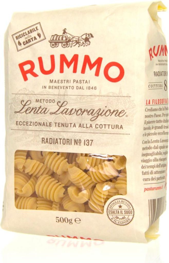 Rummo Pasta Radiatori No. 137 - Pasta aus Hartweizengrieß