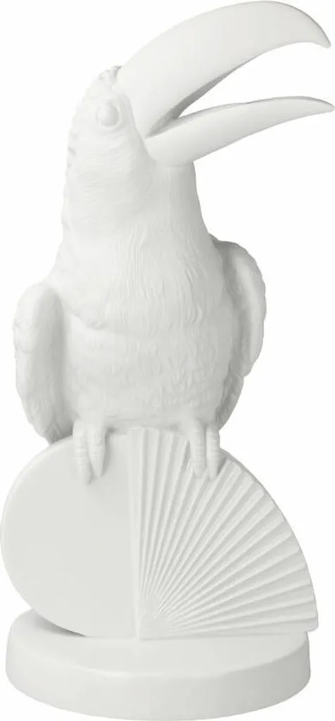 Déco Toucan Goebel 30800491 : l'élégance du blanc sans reflet brillant