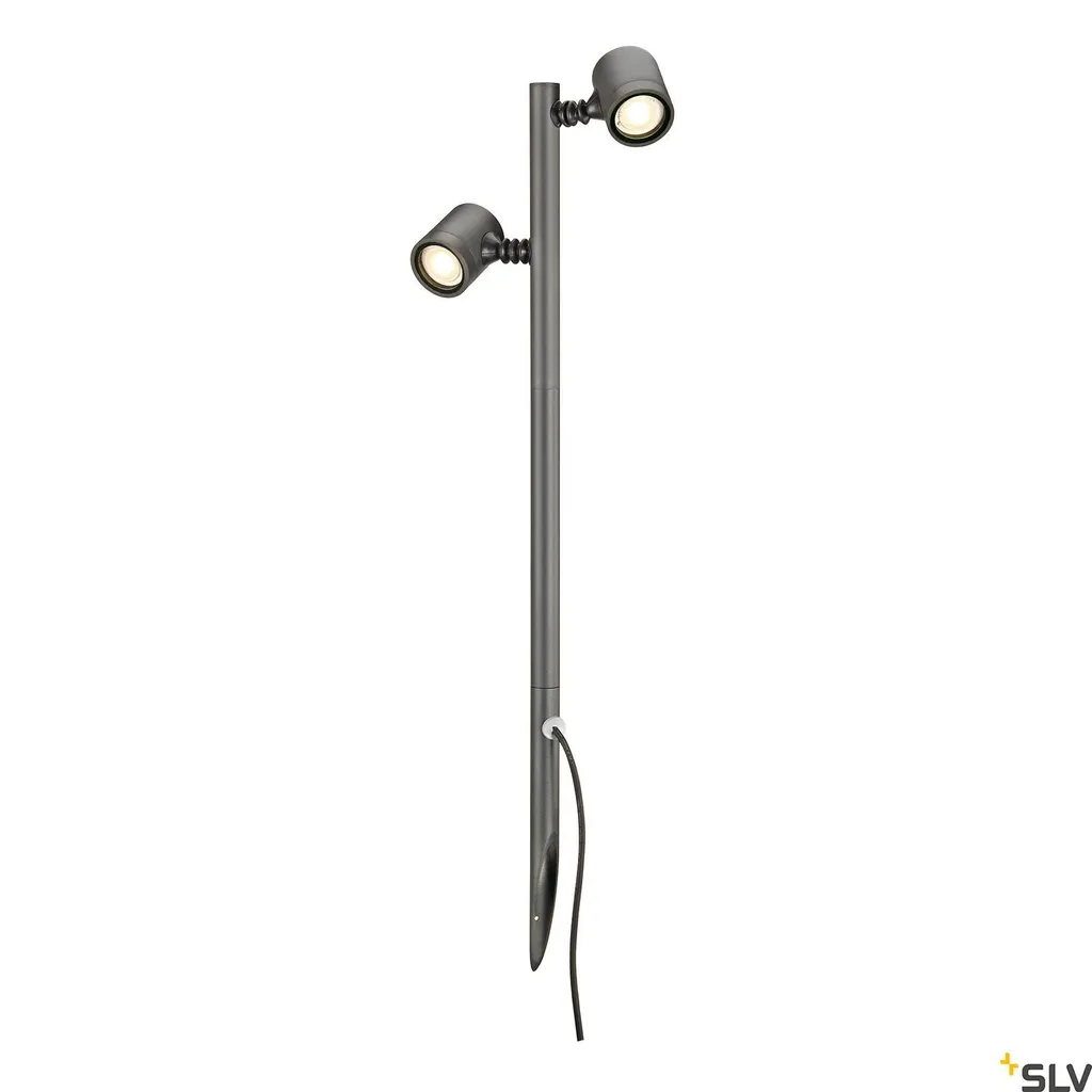 Éclairage Extérieur Double Faisceau NEW MYRA Anthracite IP44 GU10