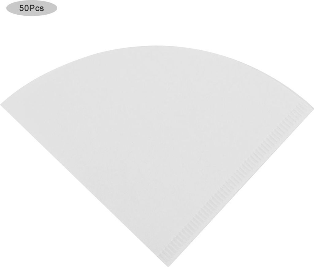 50PCS Kegel Form Drip Kaffee Pulver Filter Papiere Kaffee Tasse Siebe Ersatz