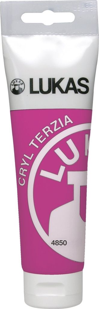 Lukas Cryl Terzia Plastic Tube Acrylfarbe Primary Red 125 ml 1 stk