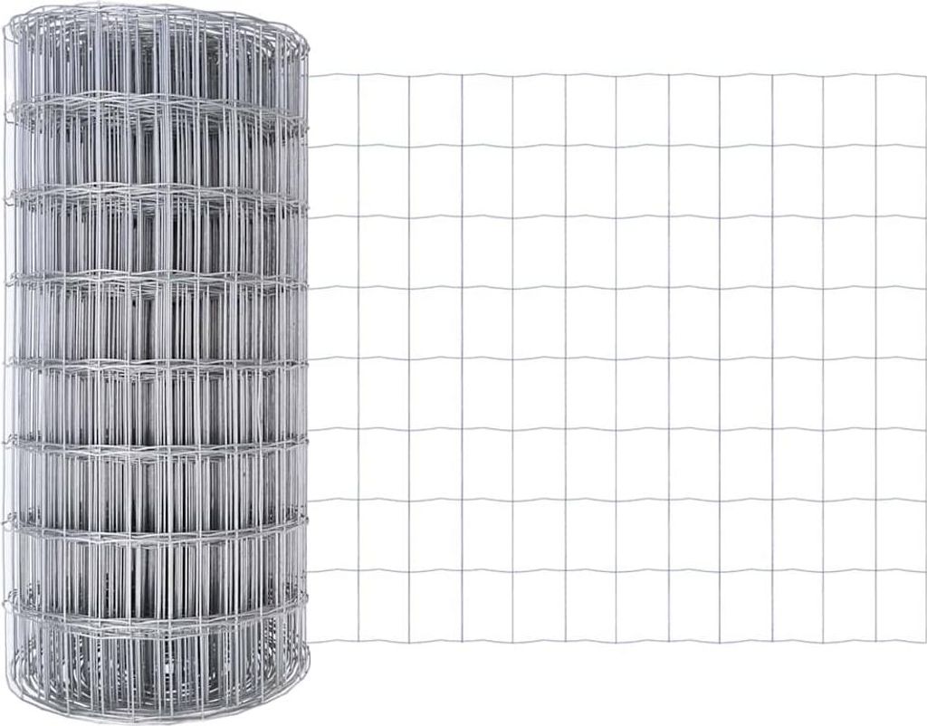 Eurozaun 0,8 x 10 m PVC-beschichtetes Eisen