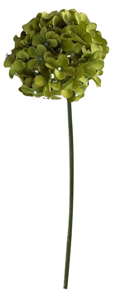 Realistische künstliche Hortensienblüte, große, naturgetreue Kunstseidenblume mit Stiel, voller künstlicher Hortensienstrauß für Hochzeitsdek...
