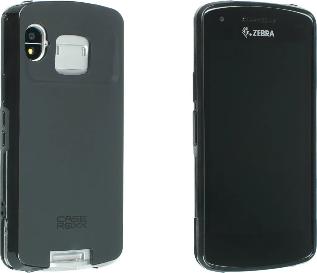 caseroxx Custodia Zebra EC50 EC55 | Cover Protettiva in TPU Antiurto
