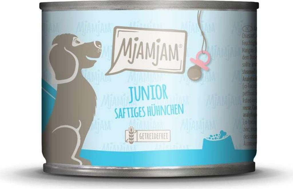 MjAMjAM Dog - Leckere Mahlzeiten Junior Dose 6x200g | Huhn Produktbild 