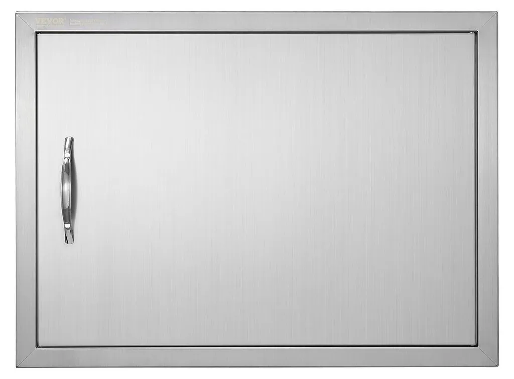 Porte d'accès barbecue 685 x 508 mm en acier inox pour cuisine d'été