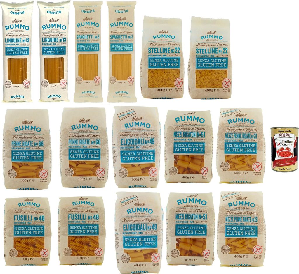 Rummo Pasta Nudeln Glutenfreie Testpaket, Bronze Produktbild 