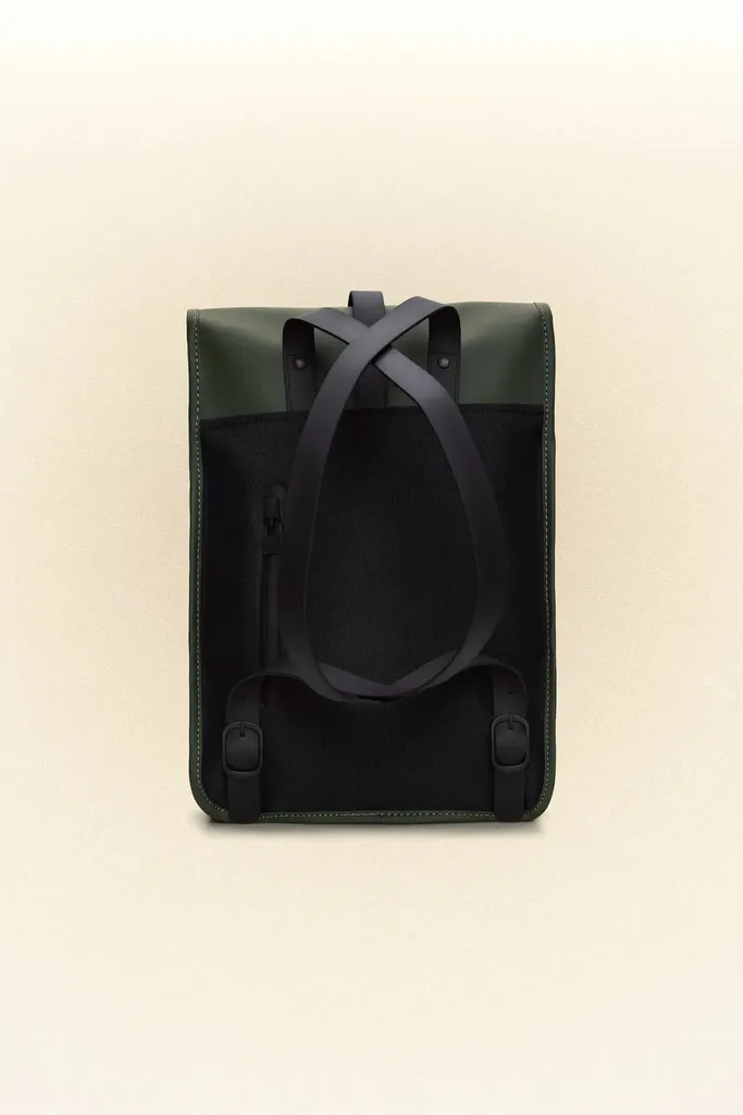 Rains Backpack Mini 13020 Verde: Lo Zaino Iconico del Design Danese - 7