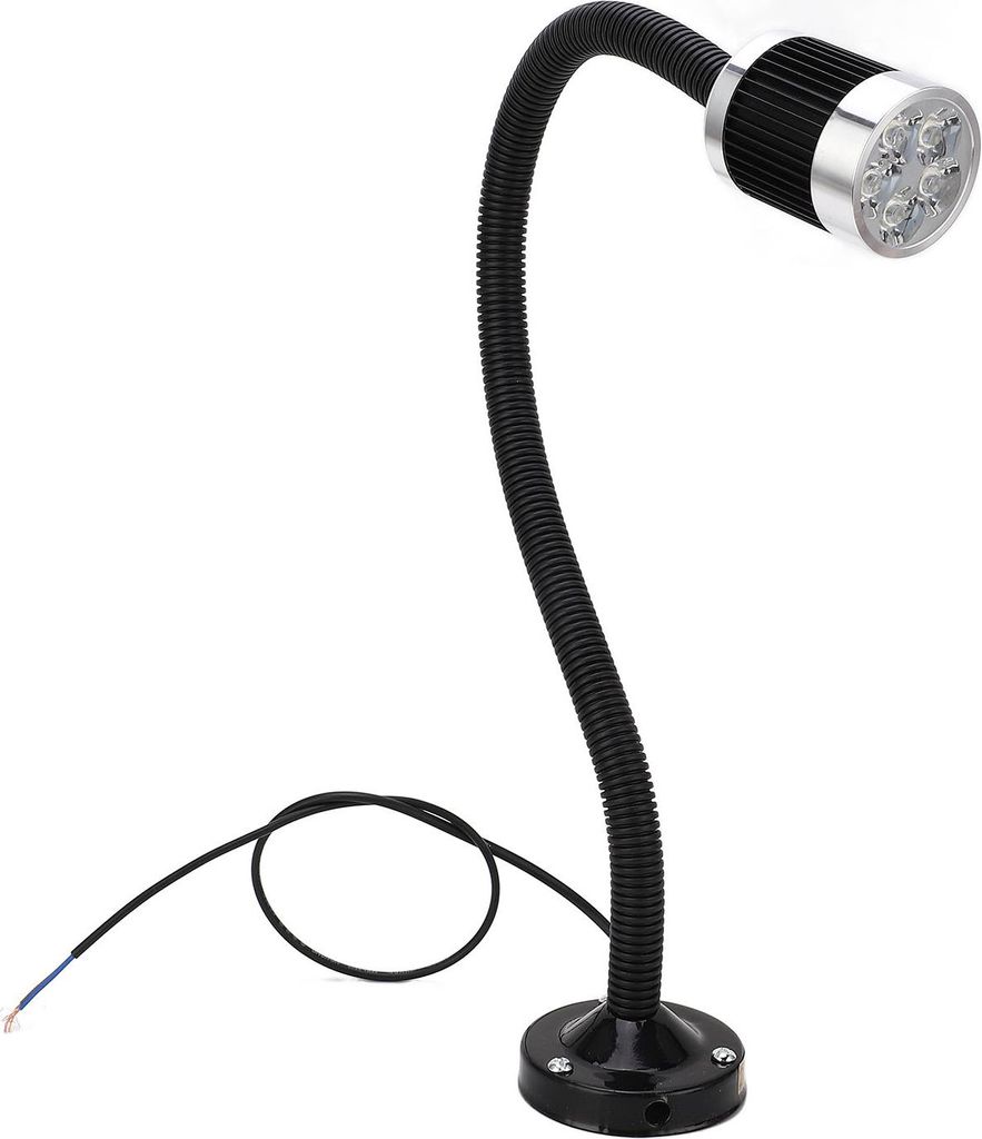 Runde, magnetische Schwanenhalsleuchte für industrielle Anwendungen, LED, CNC-Maschinenleuchte, Drehbankleuchte, 220 V AC, 5 W