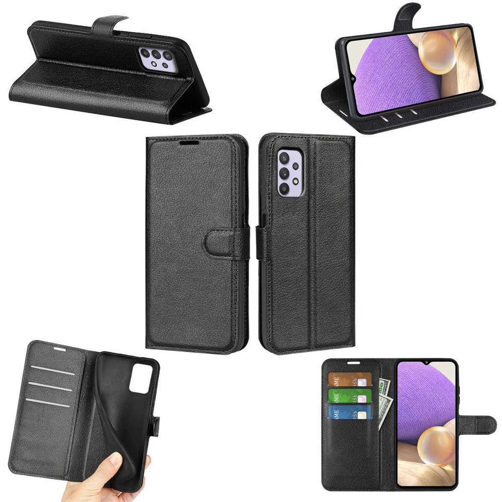 Für Samsung Galaxy A53 5G Handy Tasche Schwarz Etuis Produktbild 