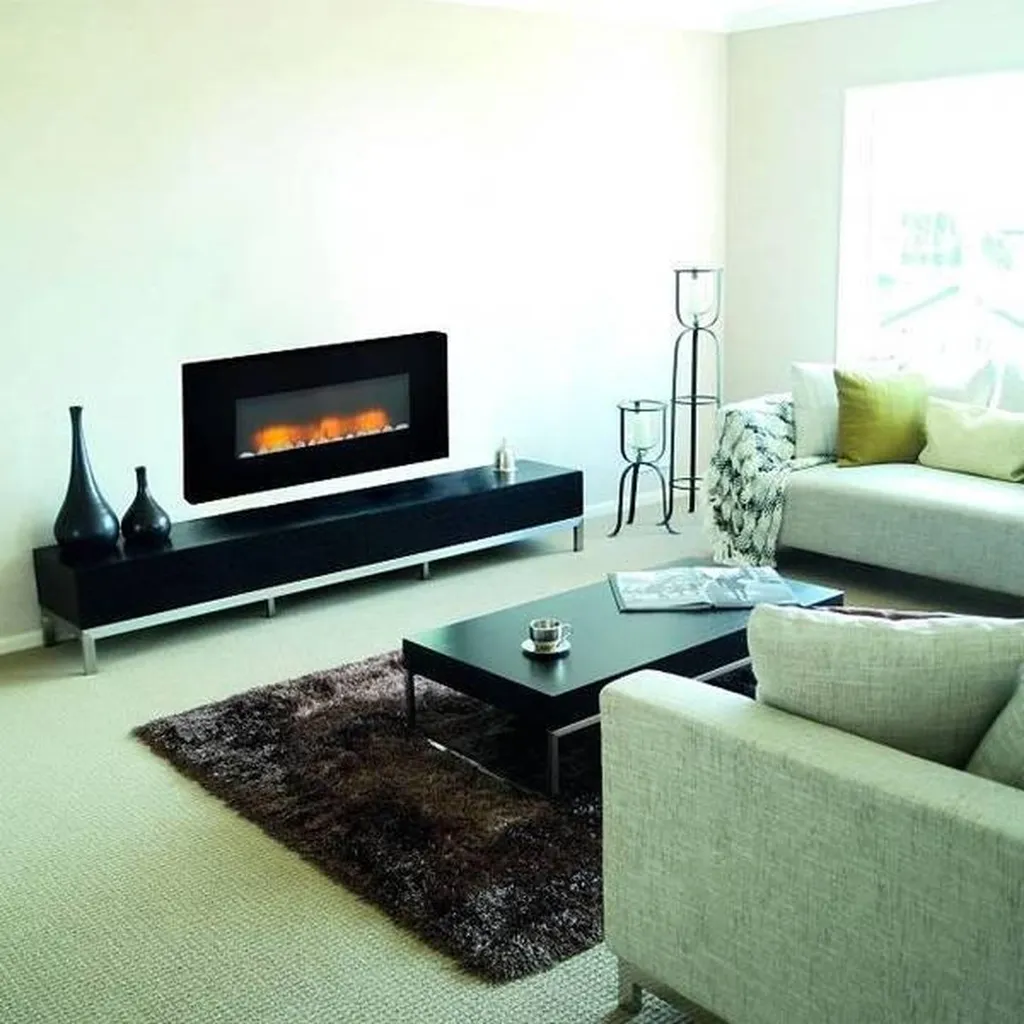 Cheminée Électrique 2000W Vancouver avec Programmateur et Effet Feu - 21