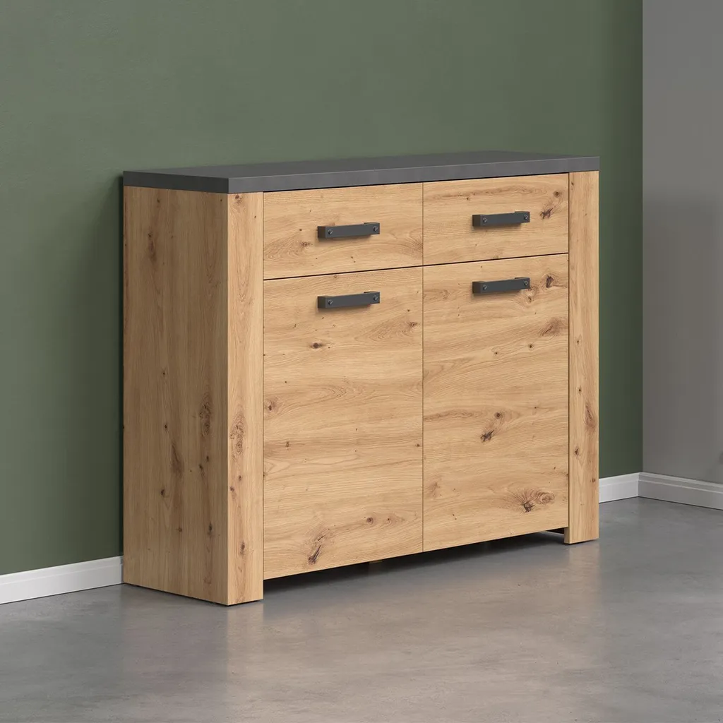 Commode chêne Follow meuble compact pour petits espaces et studio - 13