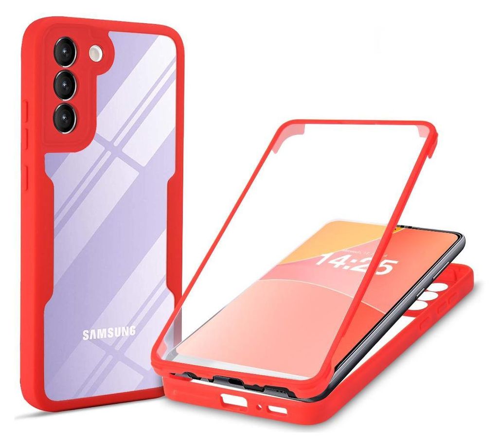 360 Grad Rundum Schutz Handyhülle für Samsung Galaxy S21 FE Produktbild 