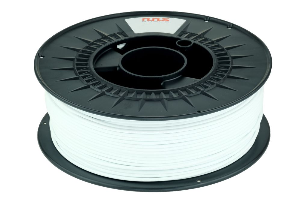 NuNus PLA 1,75 mm filamento bianco 1KG, filamento 3D Immagine del prodotto 