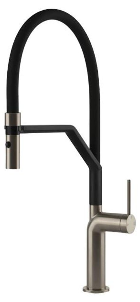 Gessi 60315, Ziehen, Schwarz, Nickel, Hebelgriffe, Einzelbild, 3/8", Typ C
