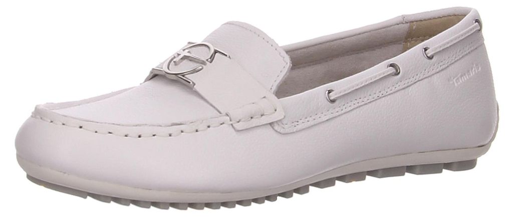 Tamaris Ballerina in weiss/weiss kombi, Gr. 42 Produktbild 