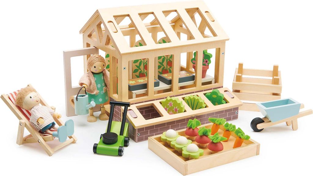 Tender Leaf Toys Greenhouse and Garden Set, Garten, 3 Jahr(e)