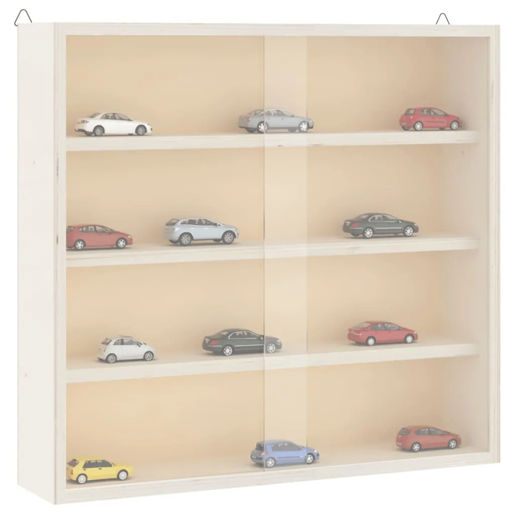 Espositore da Parete per Modellismo Stabli Möbel 40x8,5x37 cm Legno