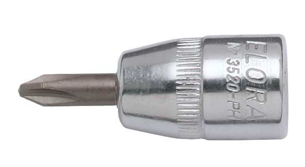 Elora Schraubendreher-Einsatz 3/8", Kreuzschlitz, ELORA-3520-PH 3