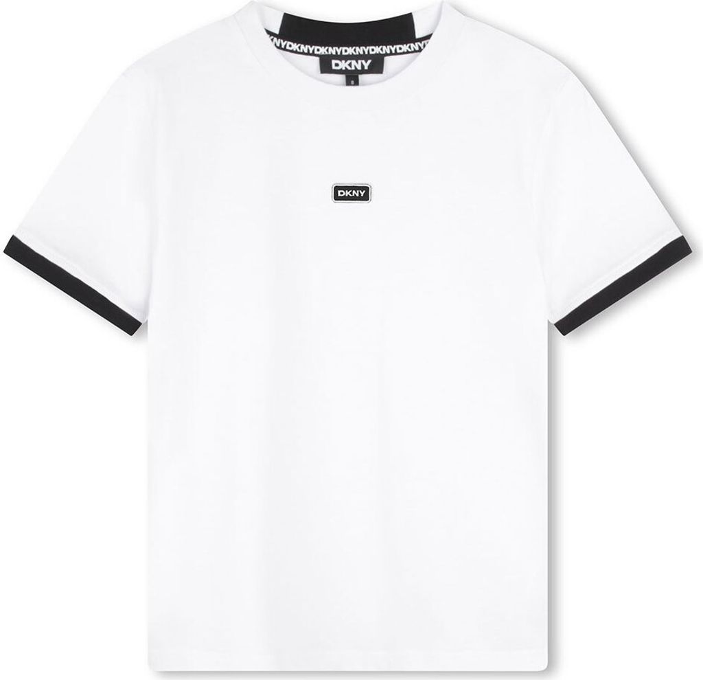 Dkny D60197 Kurzarm-t-shirt Weiß 10 Years Weiß 10 Years
