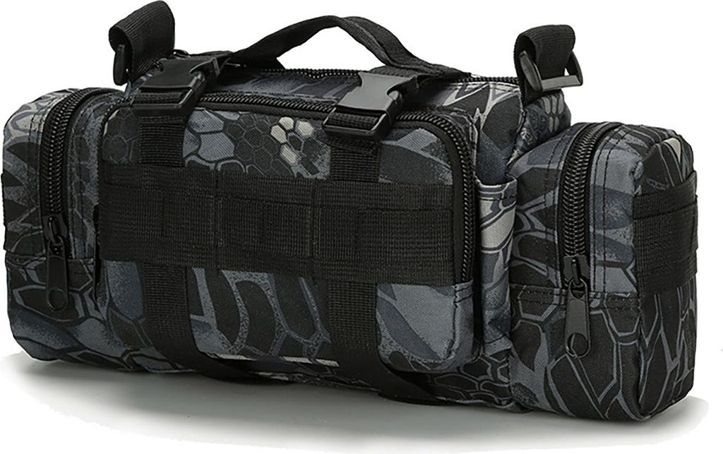 Camping-Gürteltasche mit verstellbarem Schultergurt, großes Fassungsvermögen, mehrere Taschen, wasserdicht, multifunktionaler Camping-Taschen-Ru...