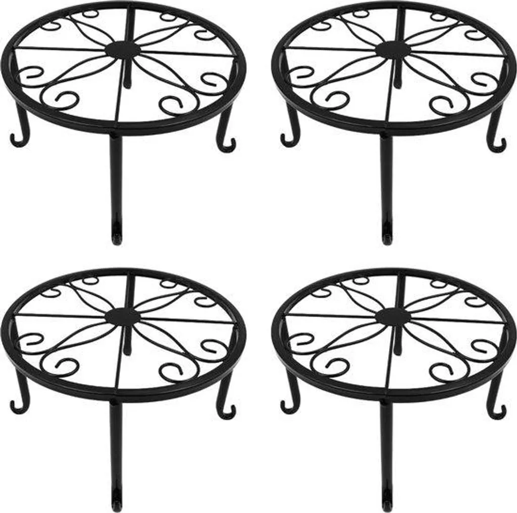 Poteau métallique rond 24 cm pour clôture de jardin et balcon - Robuste