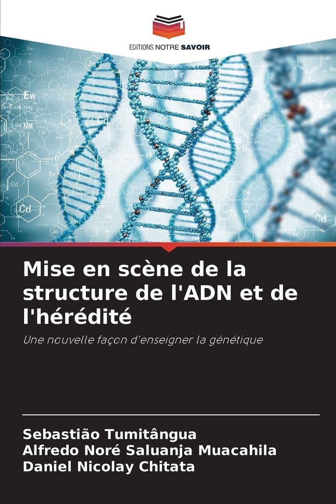 Mise en scène de la structure de l'ADN et de l'hérédité