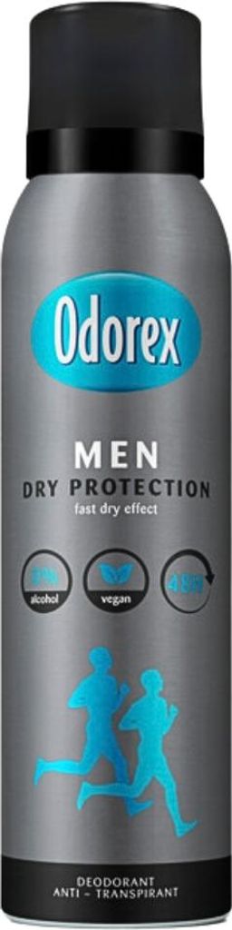 Odorex Men – Deodorant Spray – Trockenschutz – Langanhaltende Frische – 150 ml - 1 Stück