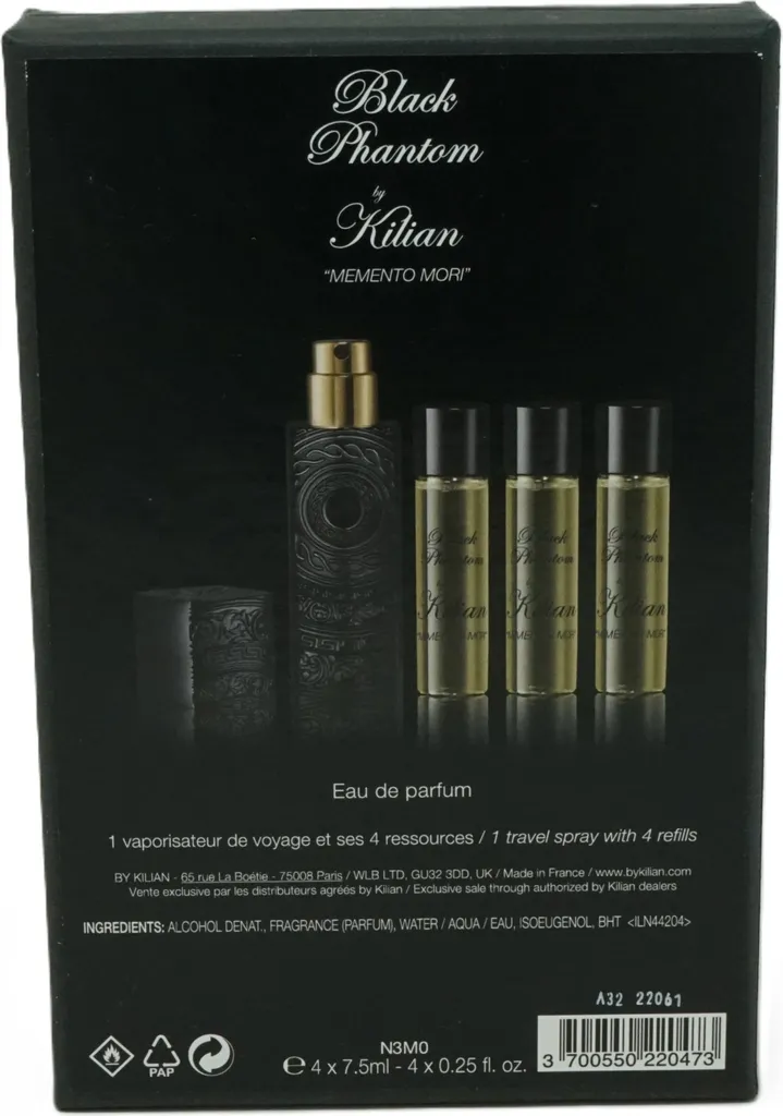 Parfum de Voyage Black Phantom Kilian - Idéal pour Déplacements 30 ml