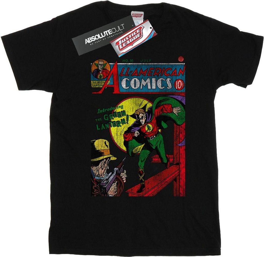 DC Comics - "Justice League All American Issue 16" T-Shirt für Herren BI31619 (XL) (Schwarz)