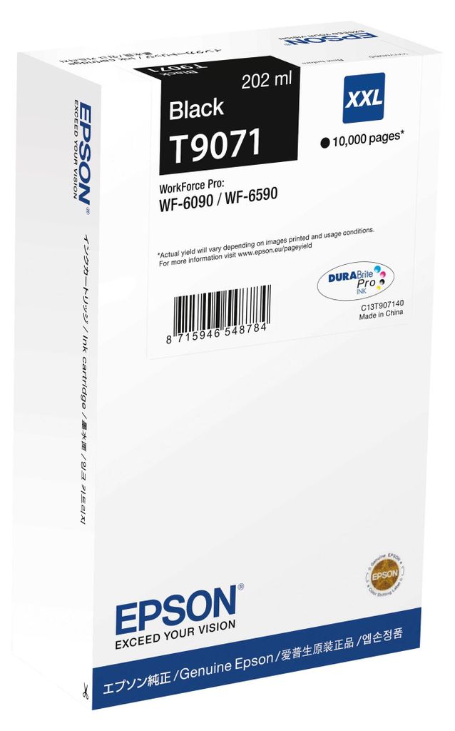 Epson Ink Black Schwarz (C13T90714N) Produktbild 
