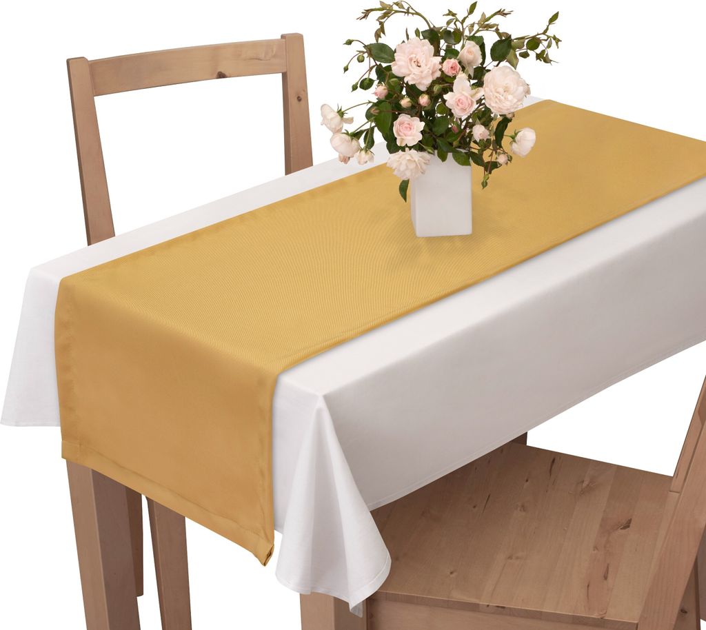 Tischläufer, Maße: 40x140 cm, Farbe: Gelb