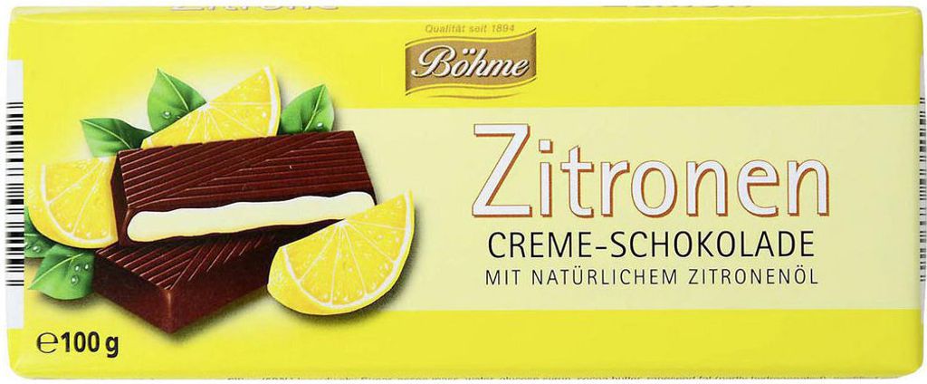 Böhme Crema di cioccolato al limone 100g Immagine del prodotto 