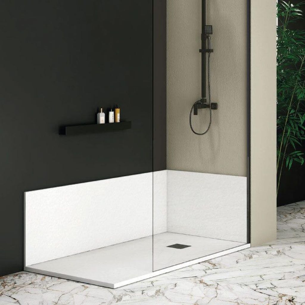 Duschrückwand NEXO weiß 90x190 cm