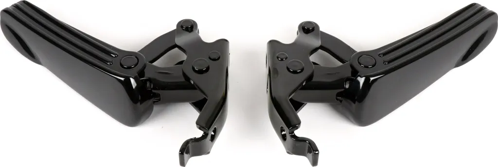 Kit Repose-pieds Passager pour Vespa GTS 300 - Confort Duo Noir Mat