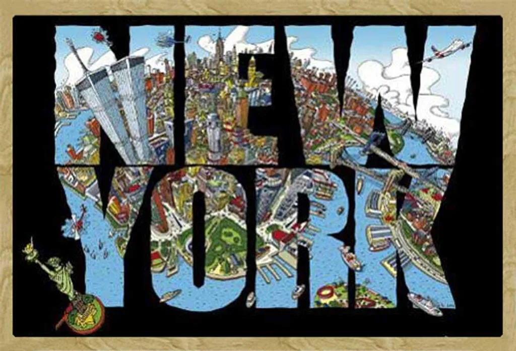 Poster New York encadré : Fini les affiches cornées avec Shinsuke MDF