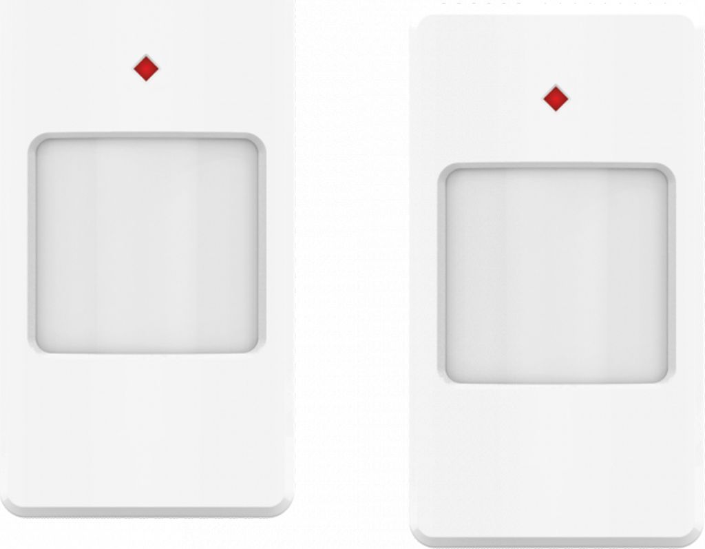 Bewegungsmelder mit Haustier Prüfsensor 2er Set für ELRO AS90S Home+ Alarmanlage