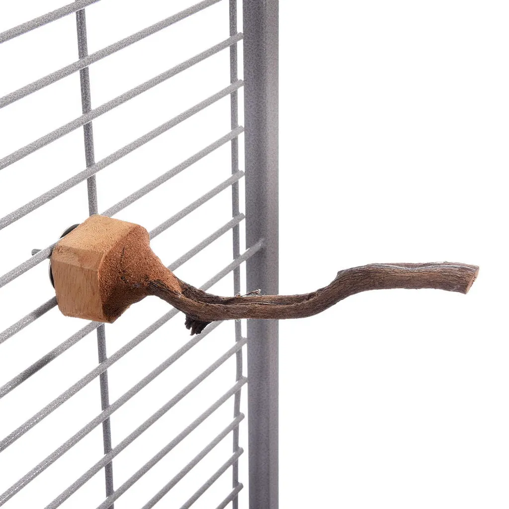Pali di liana naturale con fissaggio | misura M - 30 cm | per ninfe e altre specie simili di pappagalli