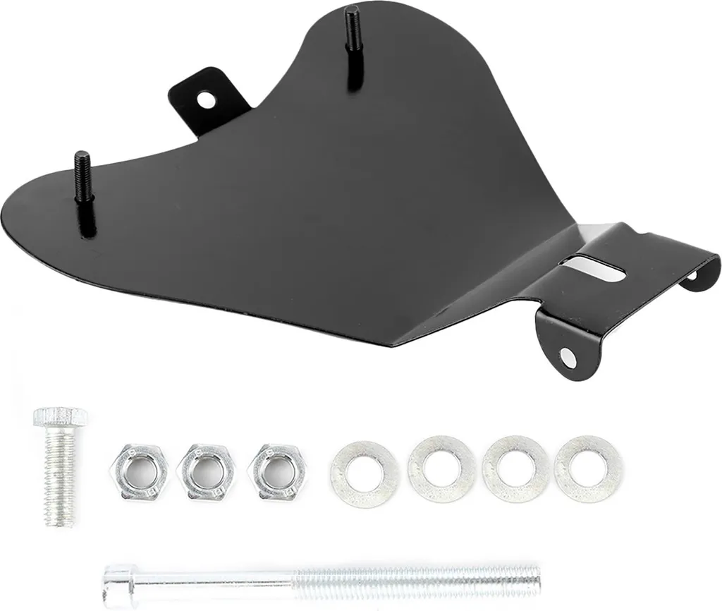 Kit de montage de selle solo moto en acier robuste avec plaque de base