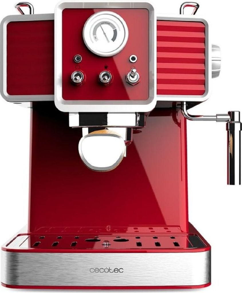 Cecotec Kaffeemaschine Elektrogeräte Express Kaffee Power Espresso 20 Tradizionale Light Red Cappuccino