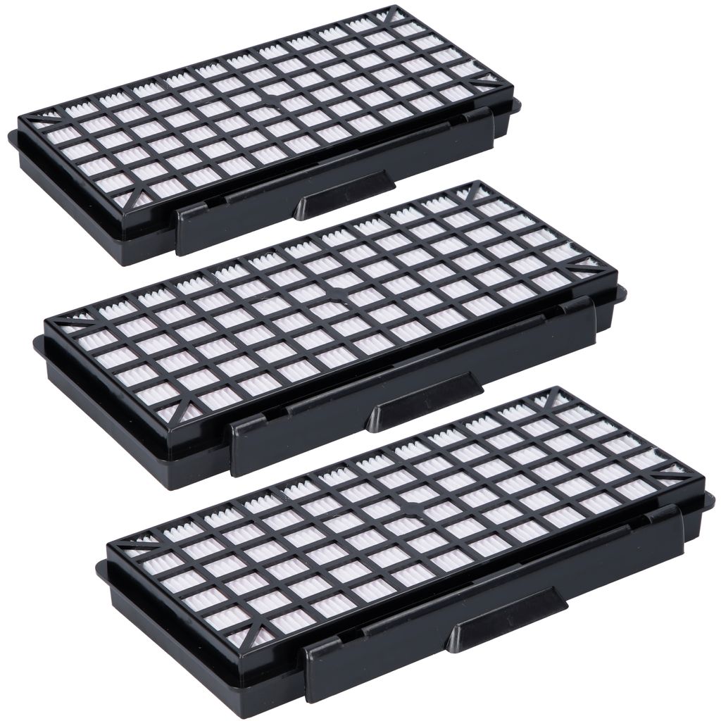 McFilter | 3x Hepafilter geeignet f. Bosch BBZ154HF00, Siemens VZ154HFB, VSQ5X1230 Q5.0 Extreme Silence Power, VSQ8M433 Q 8.0, Alternative f. 00577303