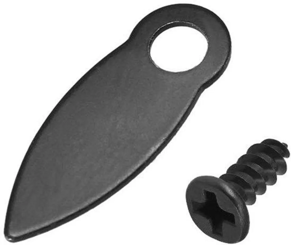 Lot de 30 Boutons de Cadre Métalliques Noirs 3/5 Pouces avec Vis