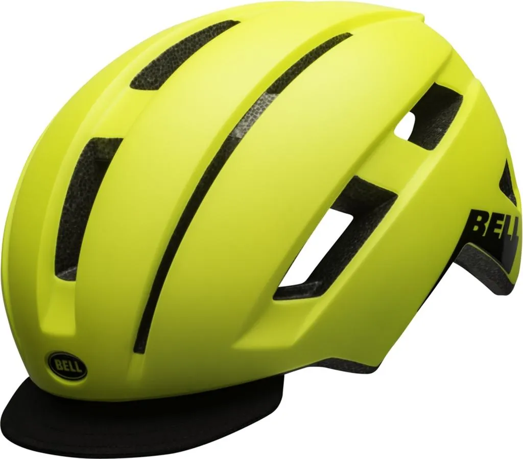 Casque vélo Bell Daily Matte Hi-Viz Yellow UM/L pour trajet urbain quotidien