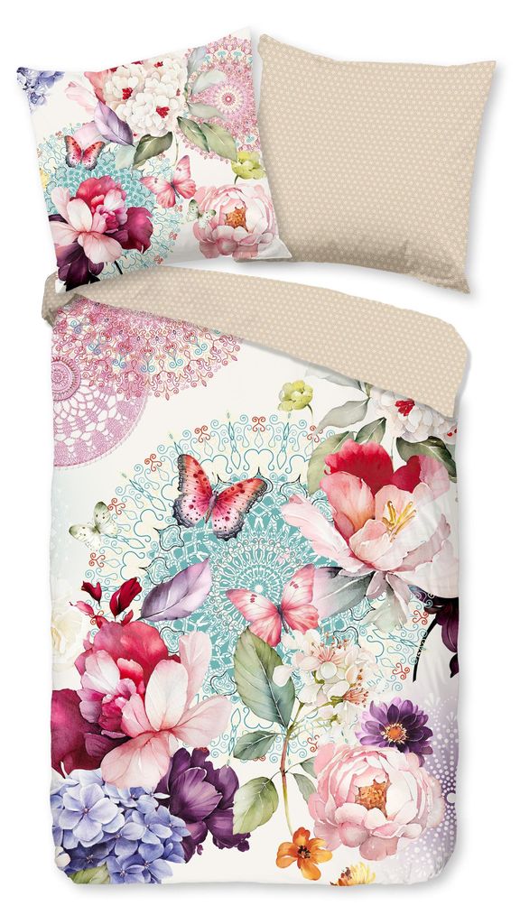 Hip Renforcé  Bettwäsche - Maud - Schmetterlinge, Mandala Produktbild 