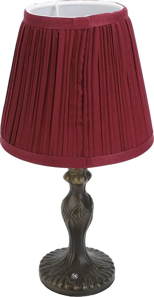 Lampe à poser tactile intensité variable sans fil en tissu naturel