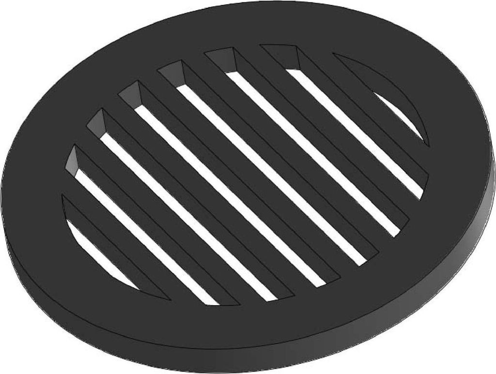 Kaminrost / Ascherost Ø 220x15mm passend für Wiking**